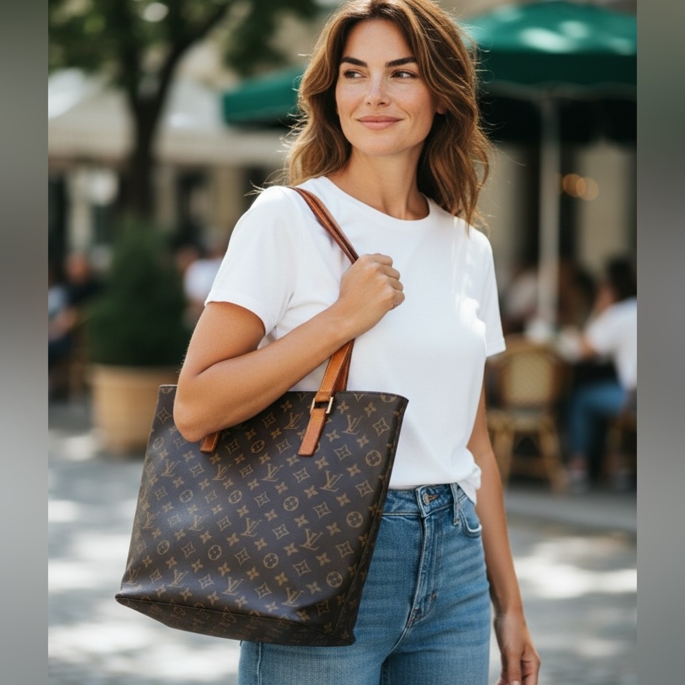 Louis Vuitton vavin monogram, tote shoulder bag 2003 with LV dust bag - Picture 2 of 16